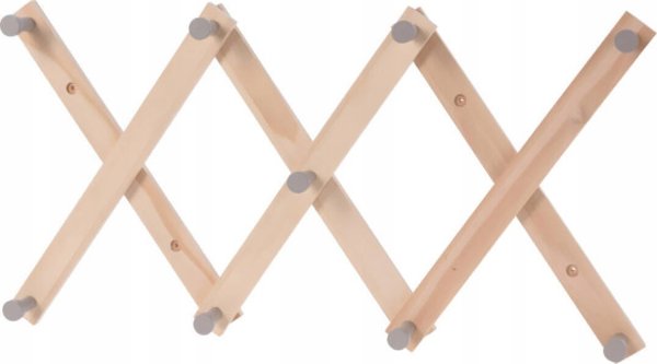 Home Styling Collection Παιδική κρεμάστρα ρούχων, από πεύκο, 60 εκ.