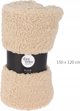 Home Styling Collection Gruby koc boucle TEDDY, 150 x 120 cm