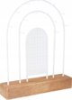 Μεταλλική βάση κοσμημάτων Home Styling Collection με ξύλινη βάση, 18 x 4,5 cm