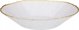 Home Styling Collection Γυάλινος βαθύς πιάτο με χρυσή επένδυση DATURA, 20 cm