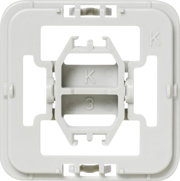 HomeMatic IP Προσαρμογέας για Διακόπτες και Dimmer, Λευκό, 52x19x52mm (EQ3-ADA-KO)