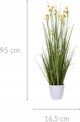 Home Styling Collection Τεχνητό λουλούδι σε γλάστρα Αγριολούλουδα, 95 cm