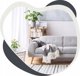 Home Styling Collection Προστατευτικό από Ριπή Αέρα Σχέδιο Ζώο, 90 εκ