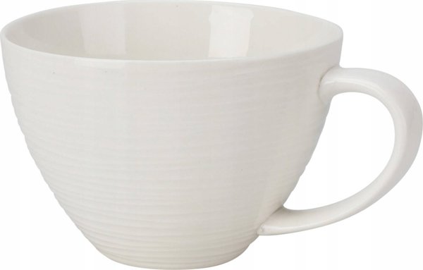Home Styling Collection Κομψή πορσελάνινη κούπα καφέ, με μεγάλη λαβή, 450 ml