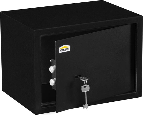 Homesafe Χρηματοκιβώτιο HV25K με κλειδί μαύρο (18052715)