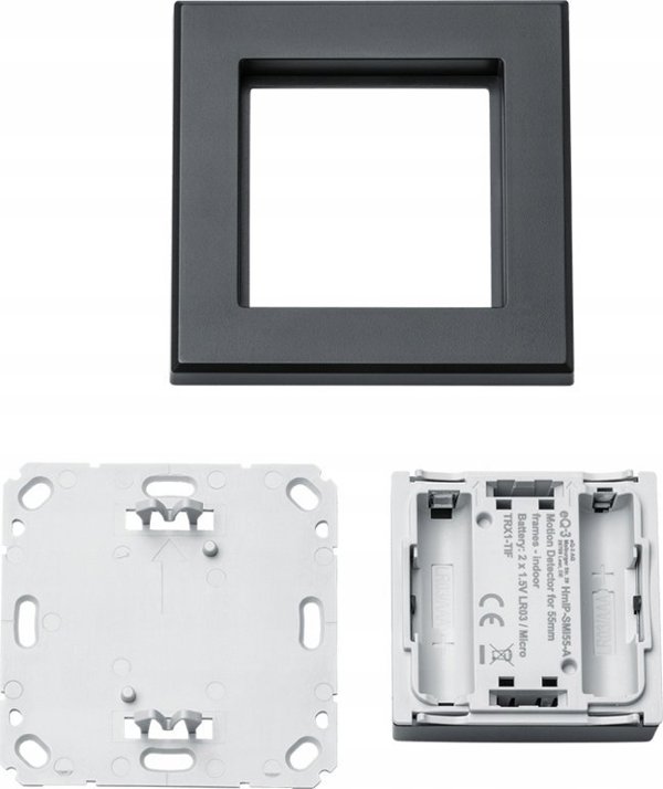 HomeMatic IP Homematic IP motion detector for 55 frames inside (HmIP-SMI55-A) (anthracite)