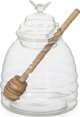 Βάζο μελιού με ξύλινο κουτάλι Homla MELLA, 0.46 l