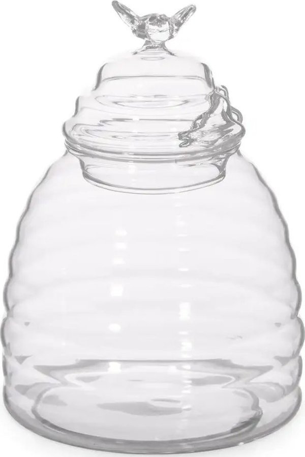 Βάζο μελιού με ξύλινο κουτάλι Homla MELLA, 0.46 l