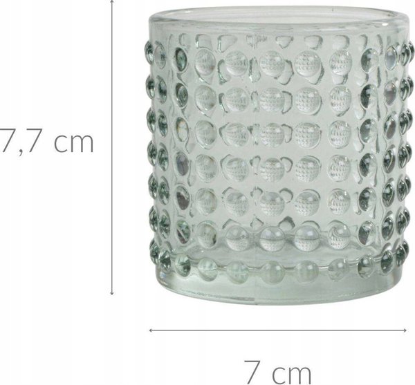 Κηροπήγιο με ανάγλυφο σχέδιο ARTY, Ø 7 cm Homea