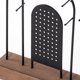 Home Styling Collection Μεταλλική Βάση για Κοσμήματα με Ξύλινη Βάση, 18 x 4,5 cm