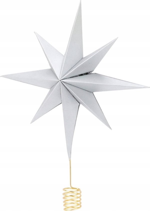Home Styling Collection Αστέρι Κορυφής Χριστουγεννιάτικου Δέντρου από Χαρτί, 30 εκ.