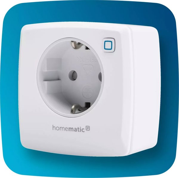 HomeMatic IP Έξυπνη Πρίζα Ελέγχου και Μέτρησης Ενέργειας HMIP-PSM-2, 3680W, Λευκή