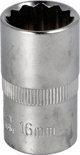 Honiton Καρυδάκι 12γωνο 1/2" 17mm H1717 Από Ατσάλι Χρωμίου-Βαναδίου
