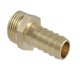 Σύνδεσμος Λάστιχου TDM Brass 1x25mm, Ορειχάλκινος Σύνδεσμος Ύδρευσης