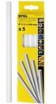 Ράβδοι θερμοκόλλησης 11.2 mm x 200 mm, λευκό, 5 τεμ.