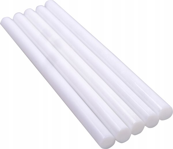 Ράβδοι θερμοκόλλησης 11.2 mm x 200 mm, λευκό, 5 τεμ.
