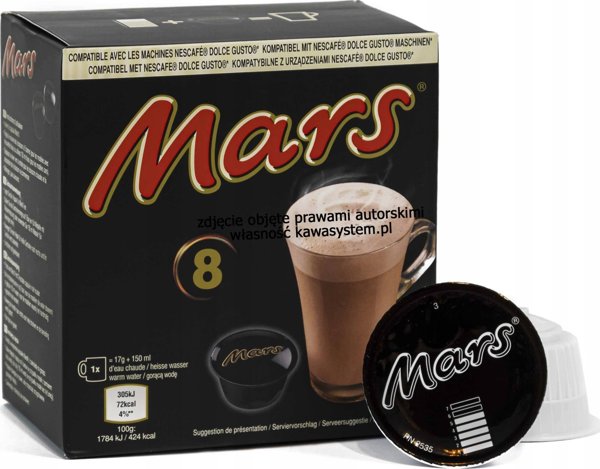Κάψουλες ζεστής σοκολάτας συμβατές με NESCAFE(r) Dolce Gusto(r) Mars, 8 τεμ.