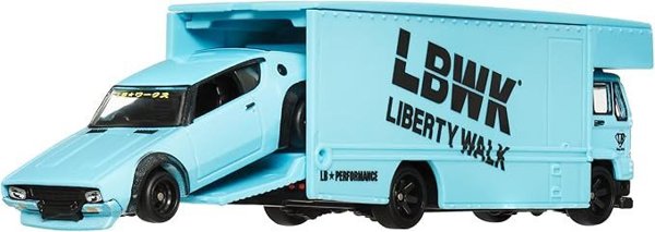 HOT WHEELS Team Transport #69 HRV45 Nissan Skyline 2000GT-R LBWK Fleet Flye