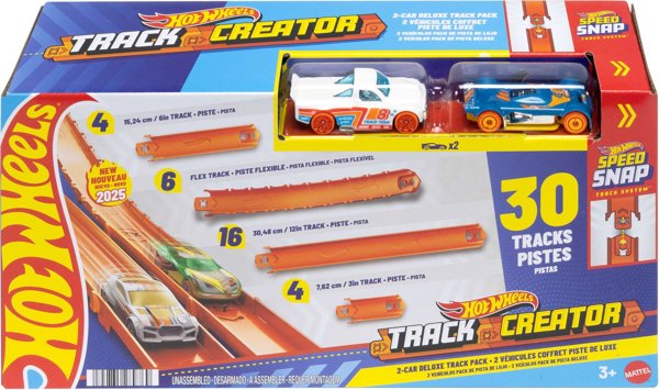 Mattel Hot Wheels Μεγάλο Σετ Επέκτασης Πίστας με 2 Αυτοκινητάκια (JDW42)