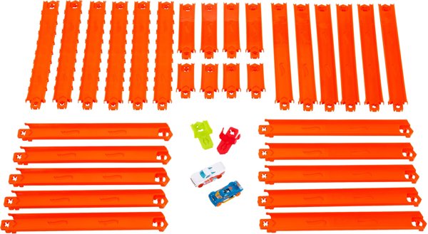 Mattel Hot Wheels Μεγάλο Σετ Επέκτασης Πίστας με 2 Αυτοκινητάκια (JDW42)