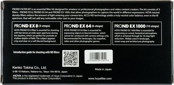 Hoya Filter Kit ProND EX 67mm