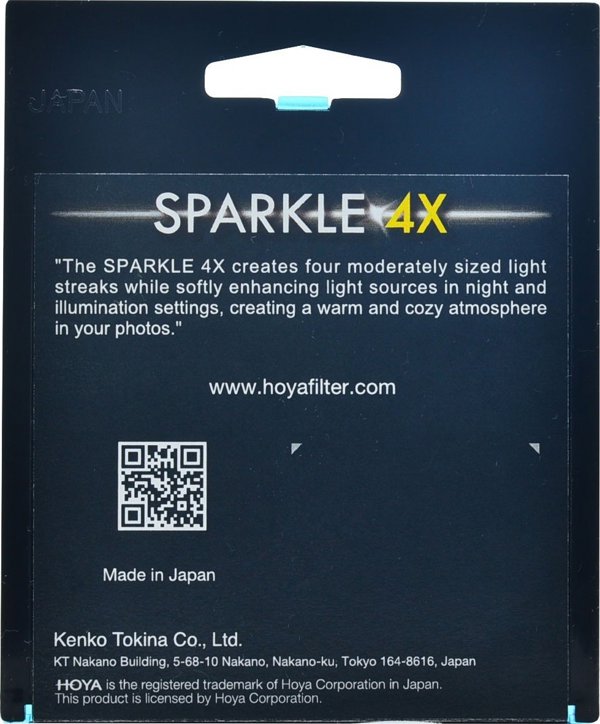 Hoya filter Sparkle 4x 77mm