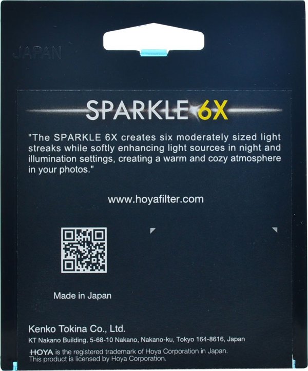 Hoya filter Sparkle 6x 72mm