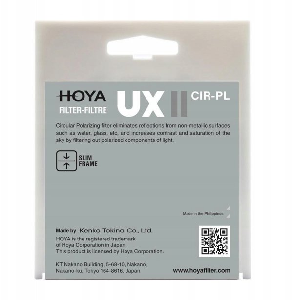 Φίλτρο κυκλικού πολωτήρα UX II 52mm Hoya