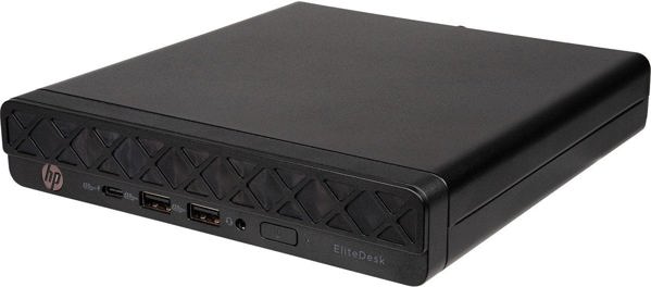HP EliteDesk 8 G1a Mini PC, Ryzen 5 220, RAM 16GB, SSD 512GB NVMe, Radeon 740M, Wi-Fi 6, Bluetooth 5.4, Windows 11 Pro, Μαύρο