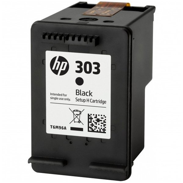 HP Oryginalny czarny tusz 303