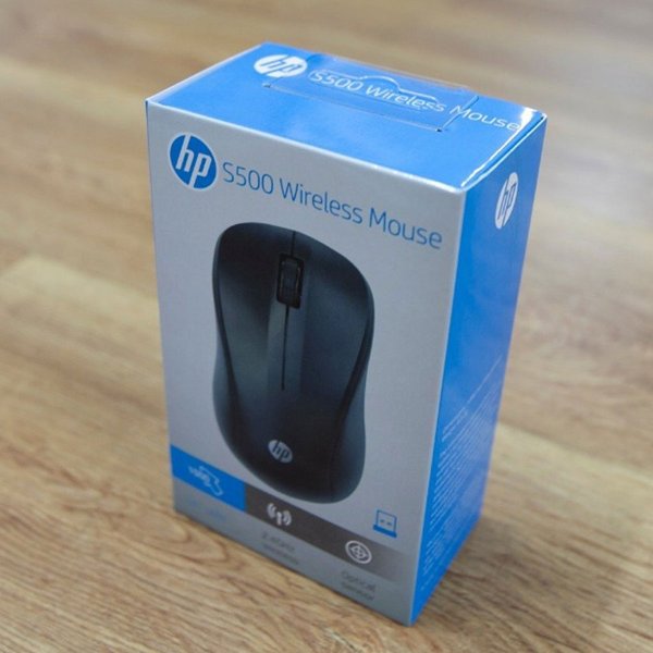HP S500 Ασύρματο Ποντίκι 1000DPI Μαύρο