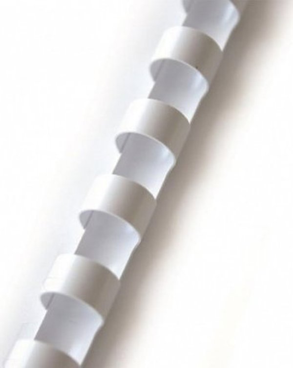 Σπιράλ HP για βιβλιοδεσία 16 mm, λευκό (100 τεμ.)
