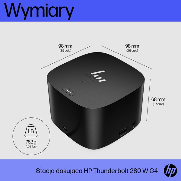 Σταθμός σύνδεσης HP Thunderbolt Dock G4 USB-C / Thunderbolt / HDMI / 2 x DP / 280W