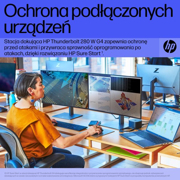 Σταθμός σύνδεσης HP Thunderbolt Dock G4 USB-C / Thunderbolt / HDMI / 2 x DP / 280W