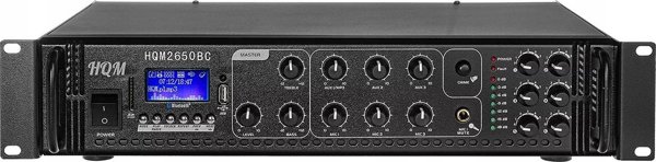 HQM Ενισχυτής PA HQM2650BC ΡΑΔΙΟ FM/MP3/BT 650W