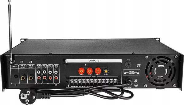 HQM Ενισχυτής PA HQM2650BC ΡΑΔΙΟ FM/MP3/BT 650W