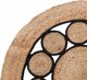 H&S Decoration Χαλί boho από γιούτα, στρογγυλό, Ø 90 εκ.