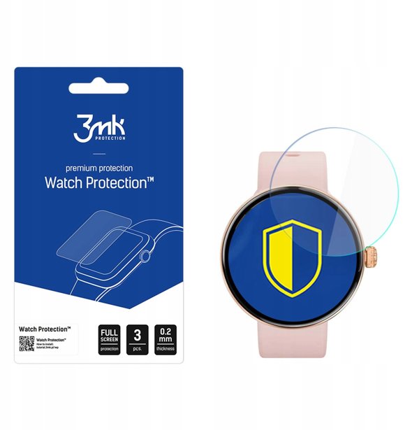 3MK Προστατευτική Μεμβράνη Οθόνης ARC για Huawei Watch 5 46mm - Διαφανής