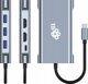 Προσαρμογέας HUB USB TB Print HUB USB C 8w1 HDMIx2 USB VGA RJ45 PD