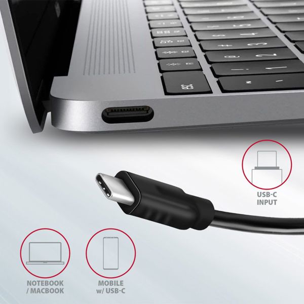 HUB USB Axagon 2x USB-C  + 2x USB-A 3.2 Gen2 (HMC-4G2)