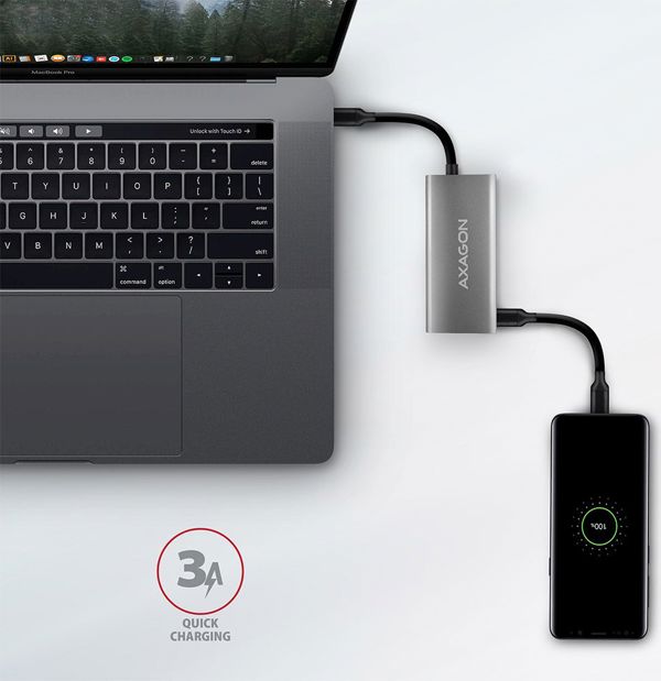 HUB USB Axagon 2x USB-C  + 2x USB-A 3.2 Gen2 (HMC-4G2)