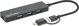 HUB USB Manhattan MANHATTAN 4-Port USB 3.0 Typ-C / Typ-A Συνδυαστικός Κόμβος μαύρο