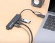 HUB USB Manhattan MANHATTAN 4-Port USB 3.0 Typ-C / Typ-A Συνδυαστικός Κόμβος μαύρο