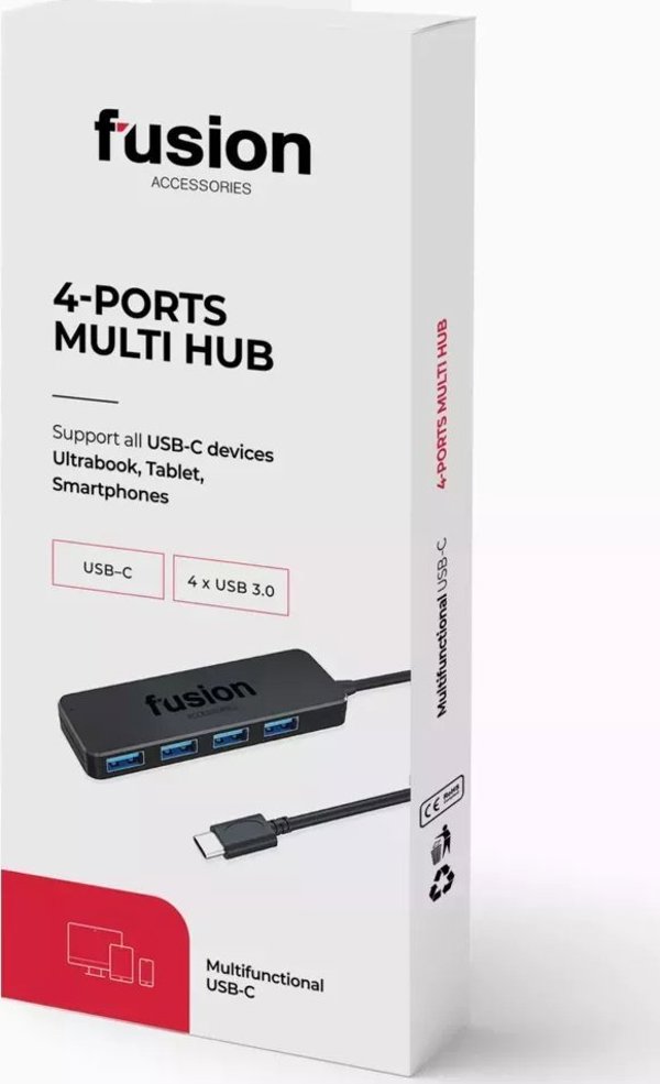 Acer 4 θυρών Multi Hub USB-C USB HUB (EU Blister) 14130844 4752243031728