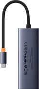USB HUB Baseus Hub 5in1 Baseus UltraJoy 5-Port (1xHDMI4K@30Hz + 4xUSB 3.0) Γκρι