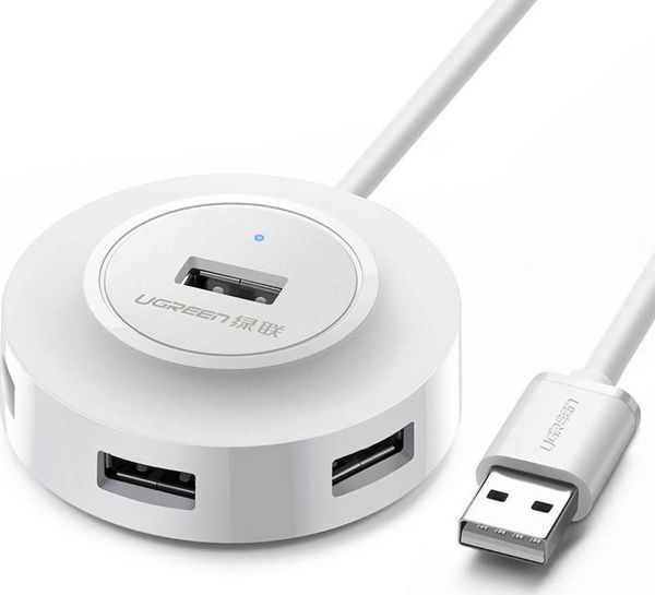 USB HUB Ugreen CR106 4x USB-A 2.0 (UGR614WHT) 8169382 6957303822706