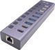 HUB USB I-TEC 1x RJ-45 + 7x USB-A 3.0 3.2 Gen1 3.1 Gen1 (CACHARGEHUB9LAN)