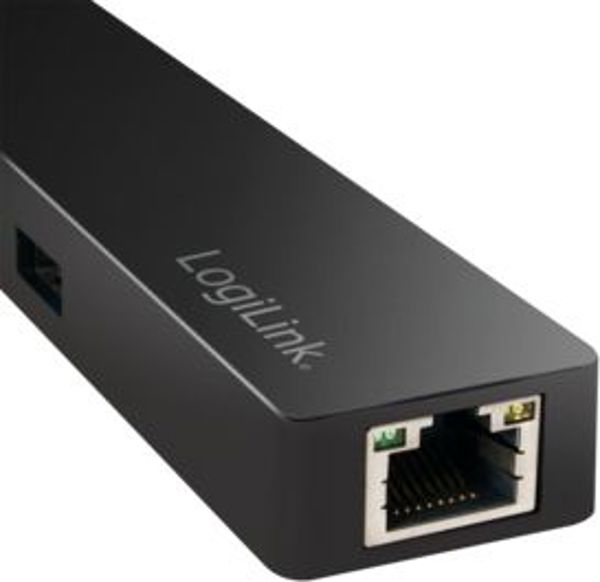 HUB USB LogiLink 1x RJ-45  + 3x USB-A 3.0 (UA0313)