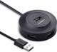 Ugreen USB 2.0 Hub με 4 Θύρες USB-A, Συμβατό με Υπολογιστές, Μαύρο (UGR600BLK)