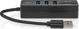 HUB USB Nedis Nedis CCGB61250BK01 huby i koncentratory USB 3.2 Gen 1 (3.1 Gen 1) Type-A 5000 Mbit/s Czarny